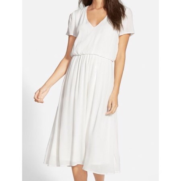 Wayf Dresses & Skirts - White Wayf Midi Dress